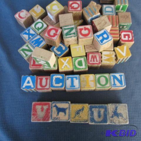Vintage Wooden Blocks