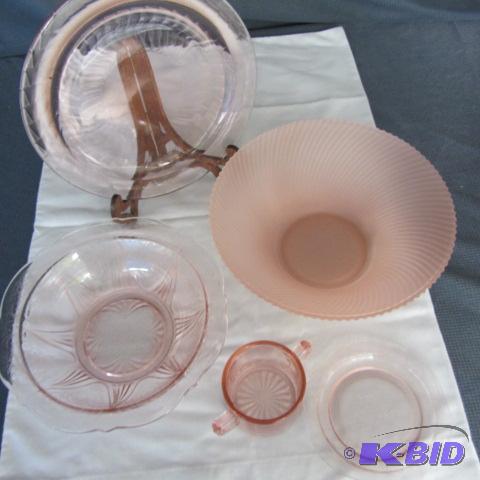Pink Depression Glass