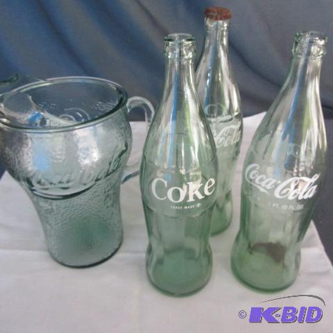 Coca Cola Pitcher, Bottles