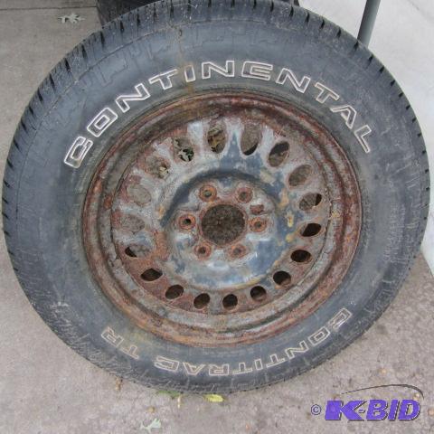 Continental 17in Tire & Rim