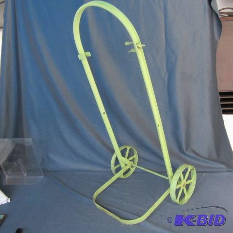 Vintage Bag Holder Cart