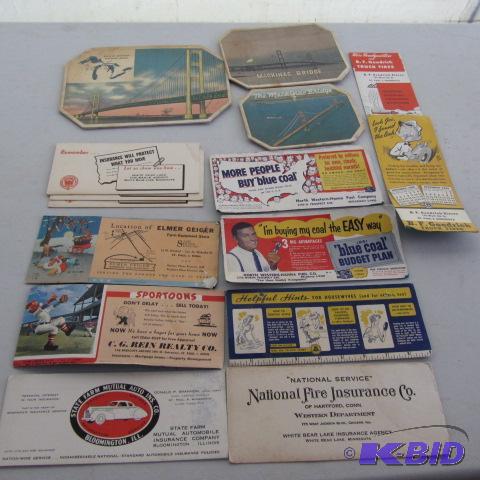 Vintage Ink Blotters