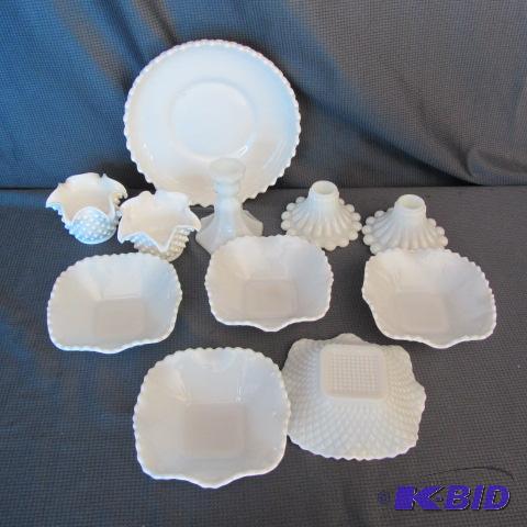 Milk Glass Dishes