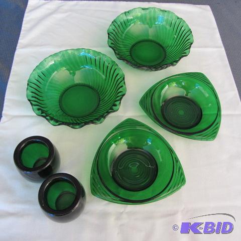 Forest Green Dishes