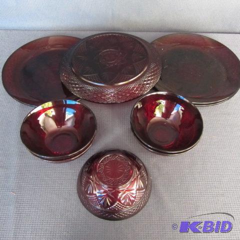 Ruby Cape Cod Glass