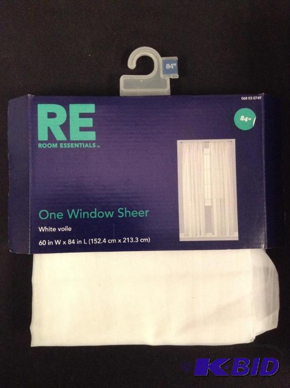 WindowDrapery Sheer Panels - NEW