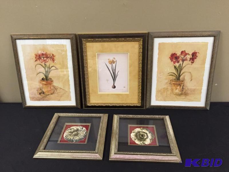 Lot of Floral Prints