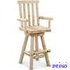 log chair