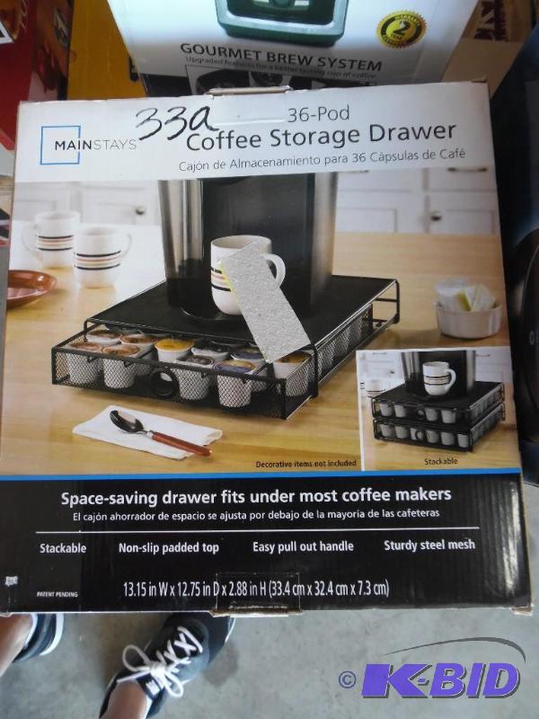 coffee storage drawer