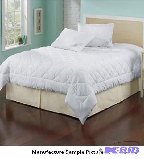 lot 107 image: Sleep Connection White Down Comforter - 78 x ...