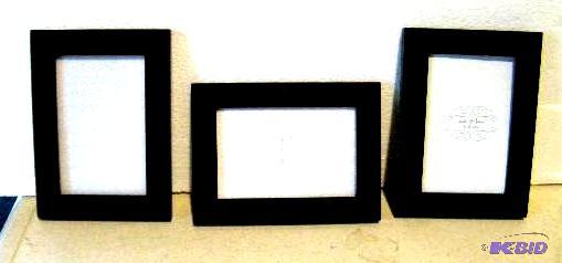 lot 43 image: Lot of 3 Frames - Walnut color - Each frame f...