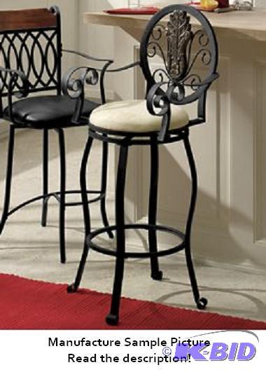 lot 82 image: Aubrey Leaf Back Bar Stool -&nbspGuests will...