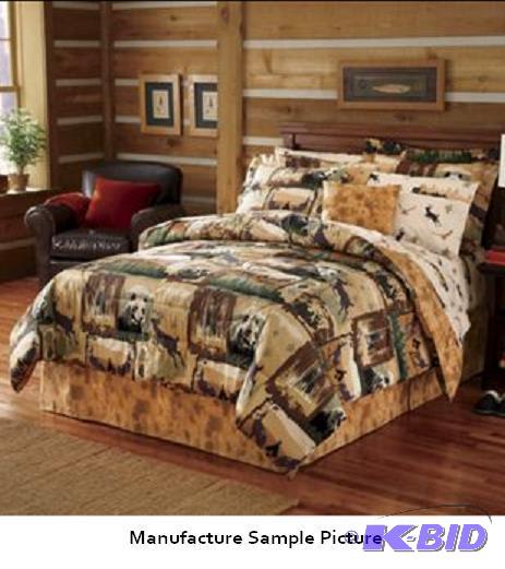 lot 88 image: Lodge Patch Comforter - Queen - 86 x 86 - Qui...