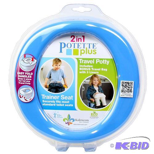 Potette Plus 2-in-1 On-The-Go Travel Potty &a...