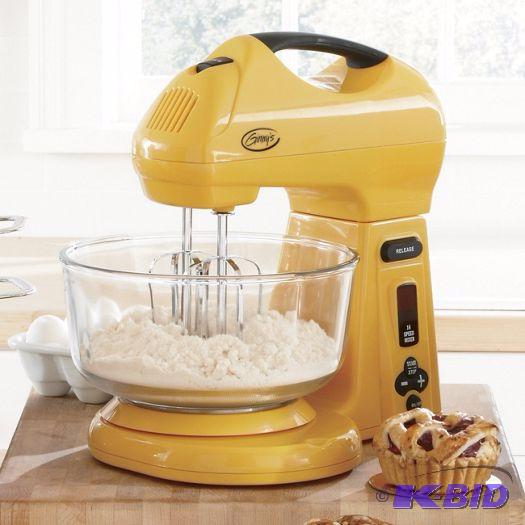 Ginnys Brand Stand Mixer - Yellow - Comes wit...