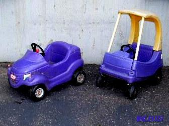Lot of 2 Kids Little Tykes Pedal Cars - Used...