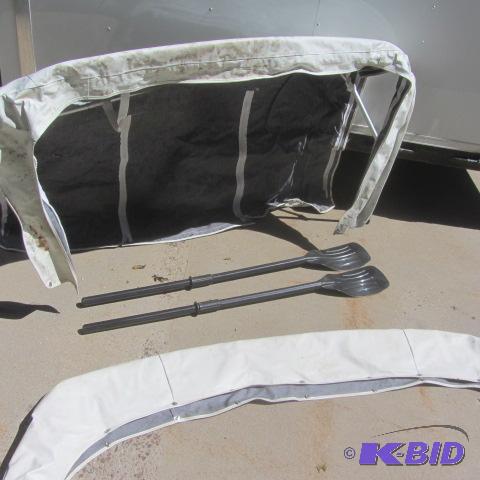 lot 3 image: Boat Oars, Boat Canopy