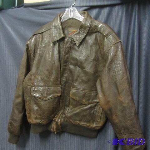lot 35 image: Leather Jacket