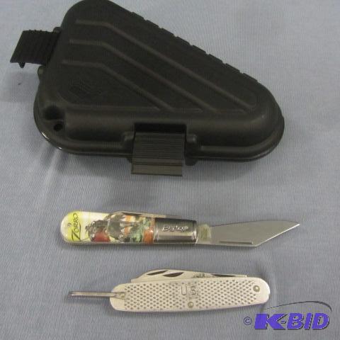 lot 72 image: Barlow Zorro & Camp Knife