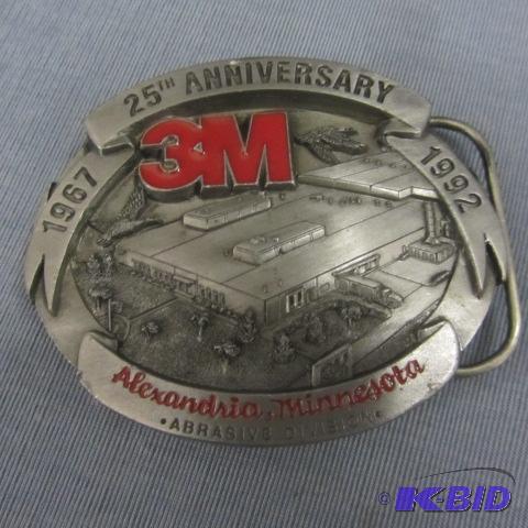 lot 73 image: 3M Anniversary Belt Buckle