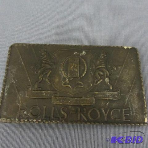 lot 74 image: Rolls Royce Belt Buckle