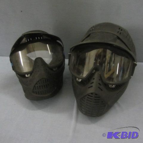 lot 90 image: Paint Ball, Air Soft Helmets