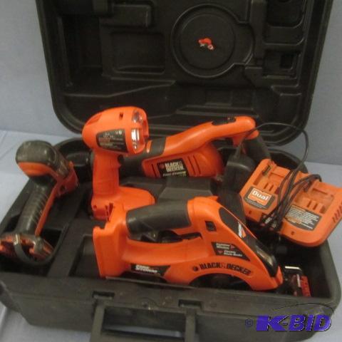 lot 93 image: B&D Firestorm Cordless Tools