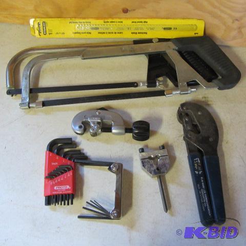Hack Saws, Crimper, Pipe Cutter