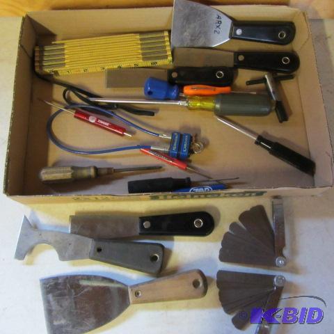 Feeler Gauges, Putty Knives