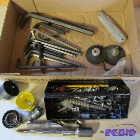 Hex Key, Hole Saws, Drill Bits