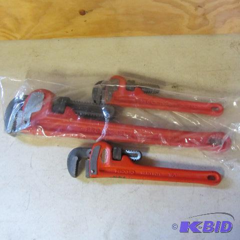 Proto & Ridgid Pipe Wrenches