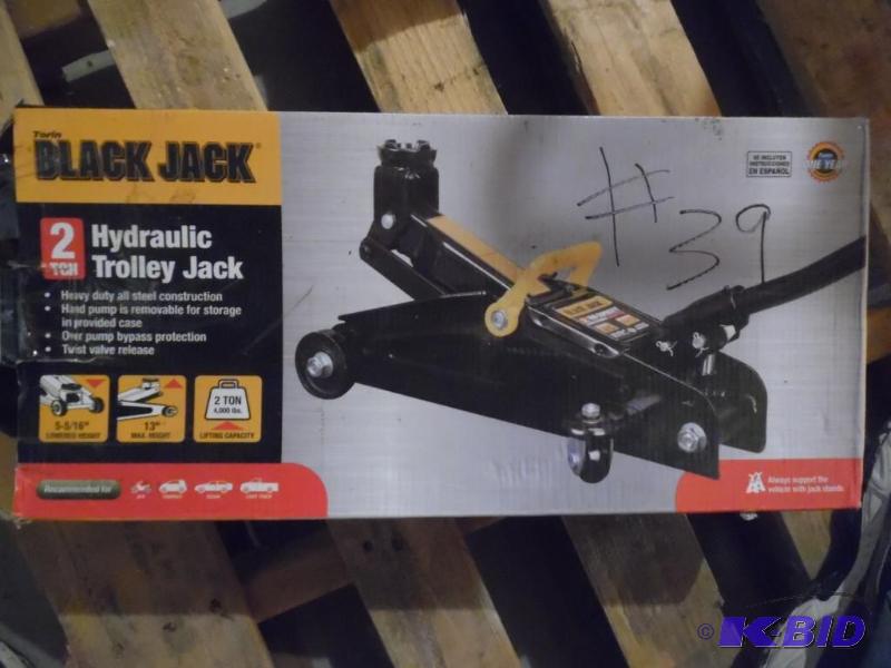 lot 19 image: trolley  jack