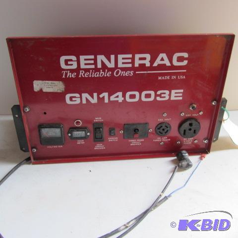 Generator Control Panel