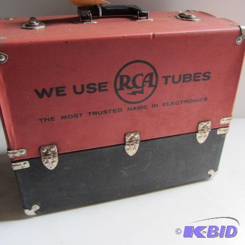 RCA Tube Caddy & Tubes
