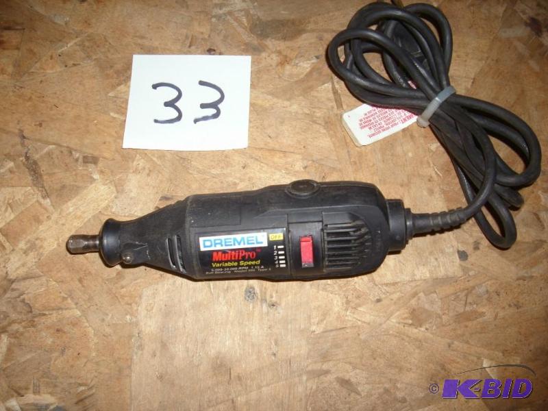 lot 33 image: 6 Speed Dremel