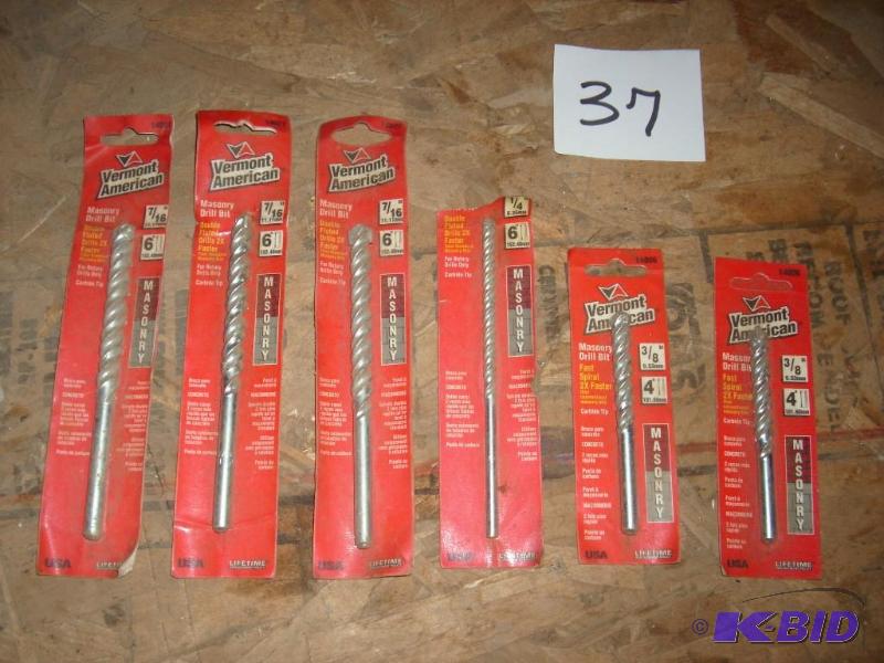 lot 37 image: Cement Drill Bits