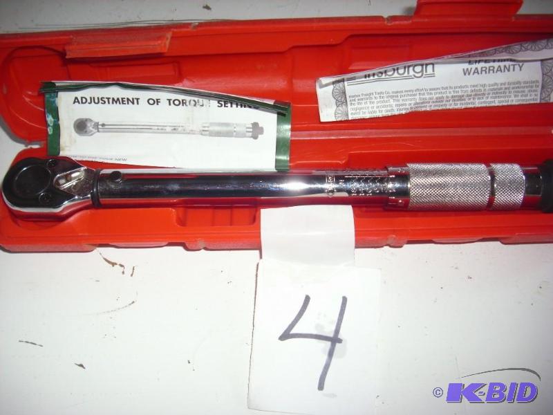 lot 4 image: 14 Pittsburgh Torque Wrench
