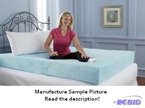 Sleep Connection Twin Size Gel Memory Foam - ...