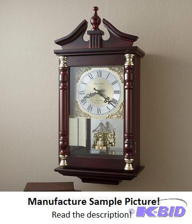 Carved Wooden Clock - With its familiar Westm...