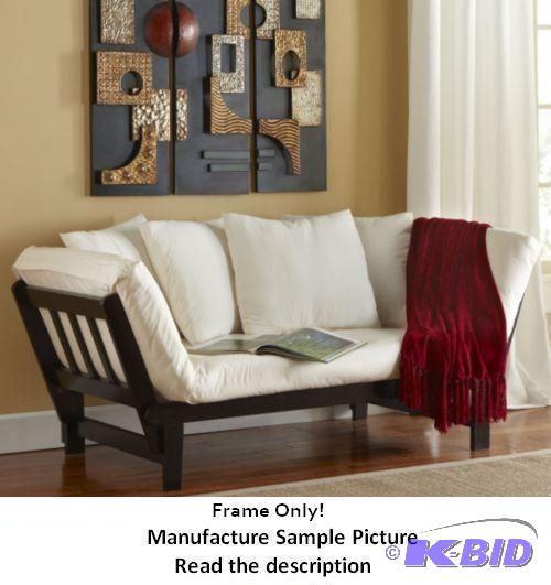 Futon Lounger Frame - Frame only - Espresso ...