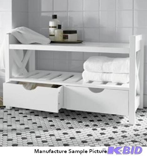 White Storage Bench Exclusive -&nbspHas two ...