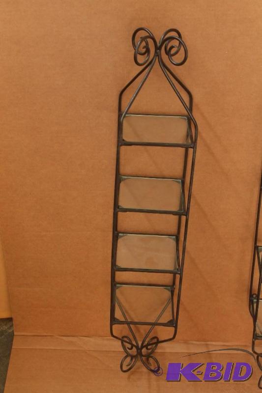 Black Metal Onametal Shelf Units