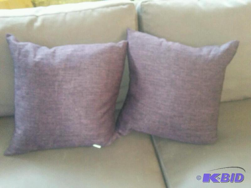 2 Throw pillows
