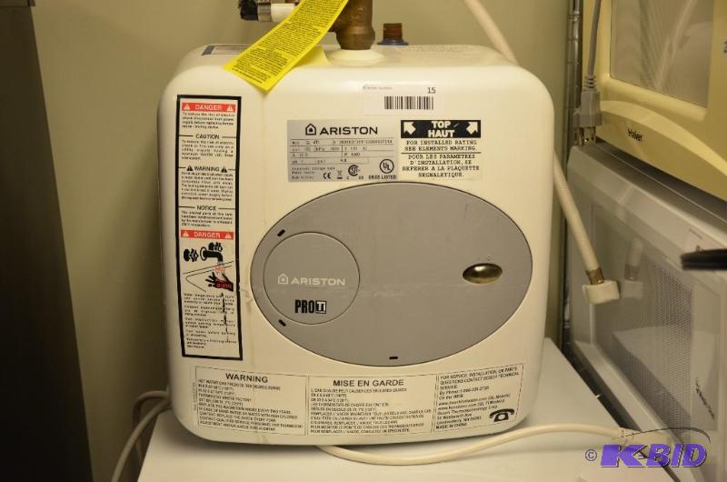 lot 15 image: Ariston Household Storage Tank Water Heater. ...