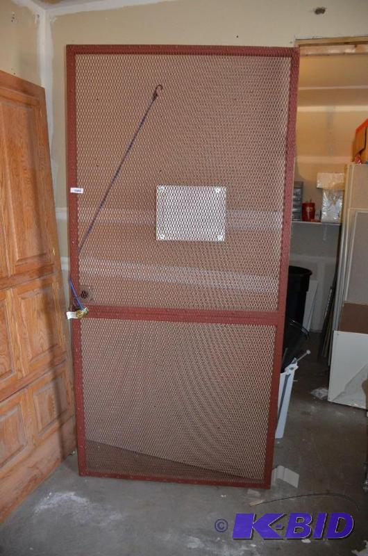 lot 173 image: Metal grid security &nbspdoor 45x95 similar ...