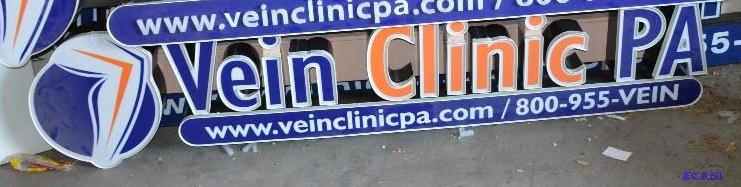 lot 183 image: Lighted neon sign. 43&quotx107"...