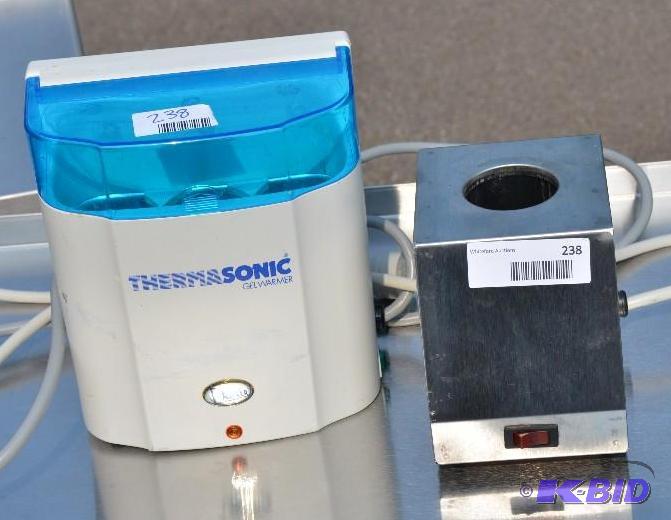 lot 238 image: Thermasonic gel warmer. Model 8203. Ideal stu...