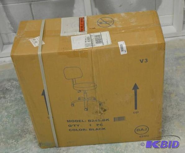 lot 266 image: Black office&nbspchair MODEL B245-BK new in...