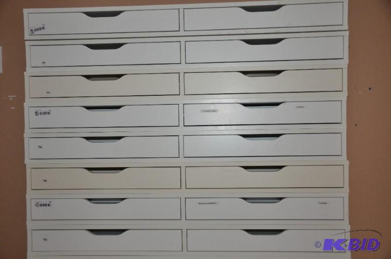 lot 76 image: 3 storage drawers 4 12x11x47...