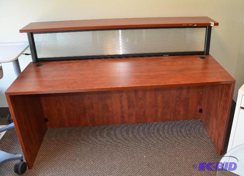 lot 97 image: Beautiful wood Office Desk . 31&quotx42"...